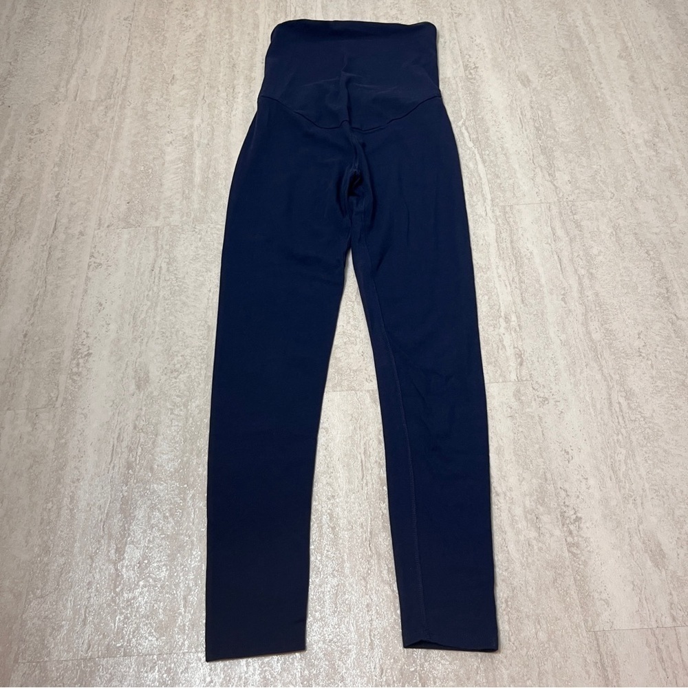 A:glow maternity leggings blue small